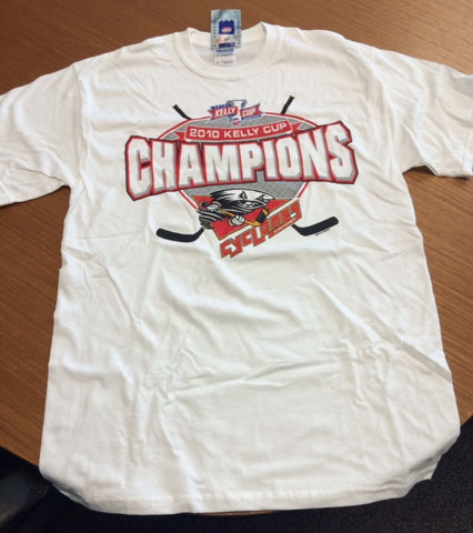 2010 Kelly Cup Champions T-Shirt - Cincinnati Cyclones Size Large