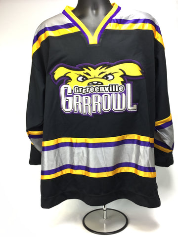 Greenville Replica Hockey Jersey - Dark - L
