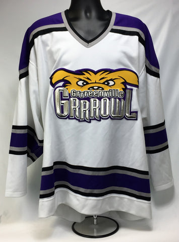 Greenville Replica Hockey Jersey - White - 52