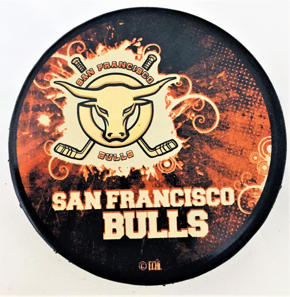 San Francisco Bulls Hockey Puck