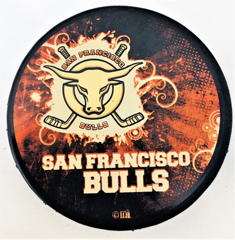 San Francisco Bulls Hockey Puck